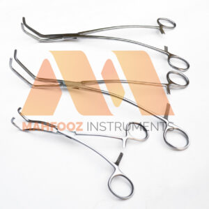 3 Pcs Surgical Forceps Satinsky Cooley Debakey